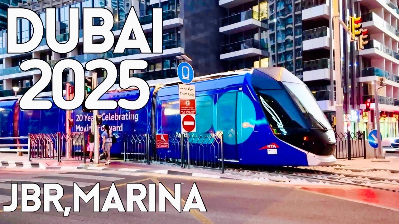 DUBAI Beautiful JBR, Marina |4K| Dubai JBR, Marina Walking Tour 🇦🇪 