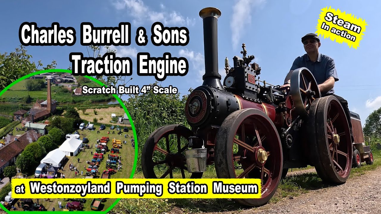 455. Burrell Traction Engine | Scratch Built | 4” Scale