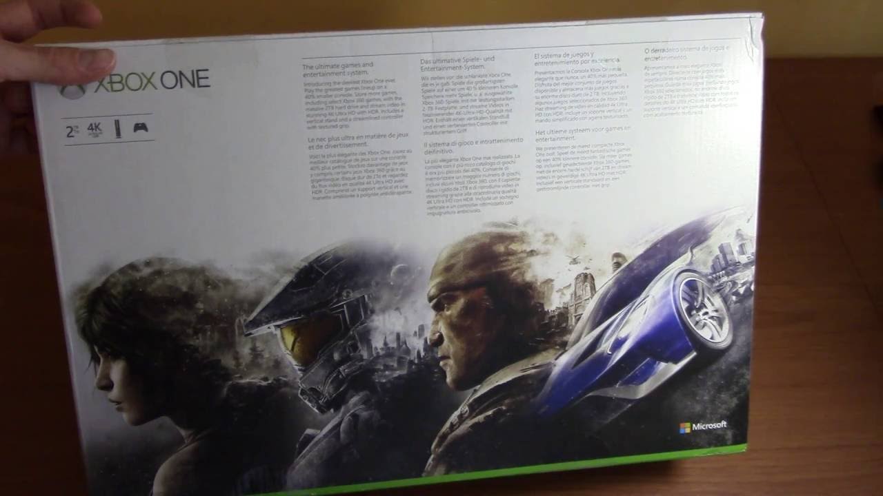 UNBOXING XBOX ONE S 2TB + PRIMA ACCENSIONE ITA
