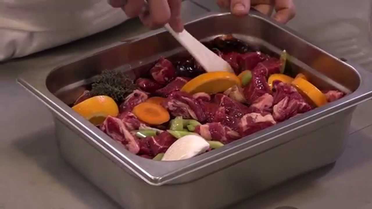 Marinade pour daube de boeuf par Alain Ducasse