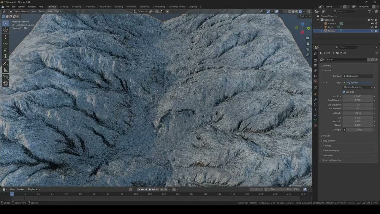 Gaea to Blender Terrain Export Tutorial