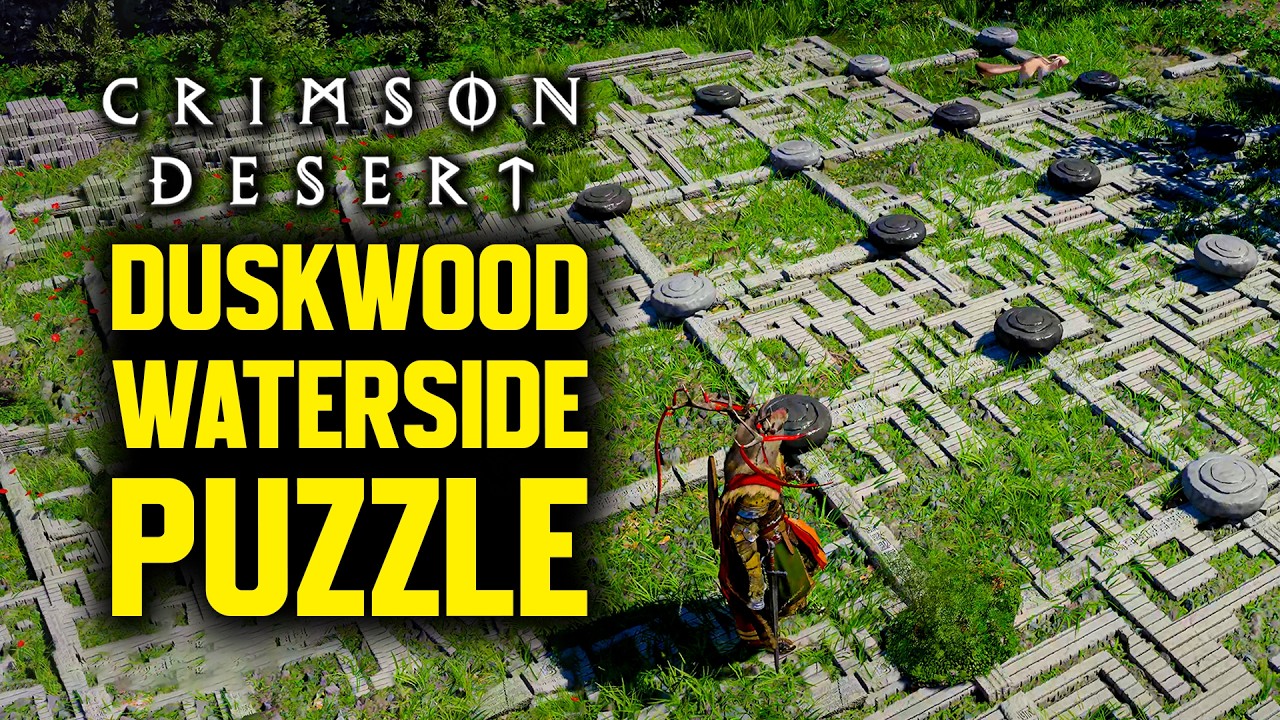 Crimson Desert - Duskwood Waterside Ruins Puzzle Walkthrough (Checkers Puzzle)