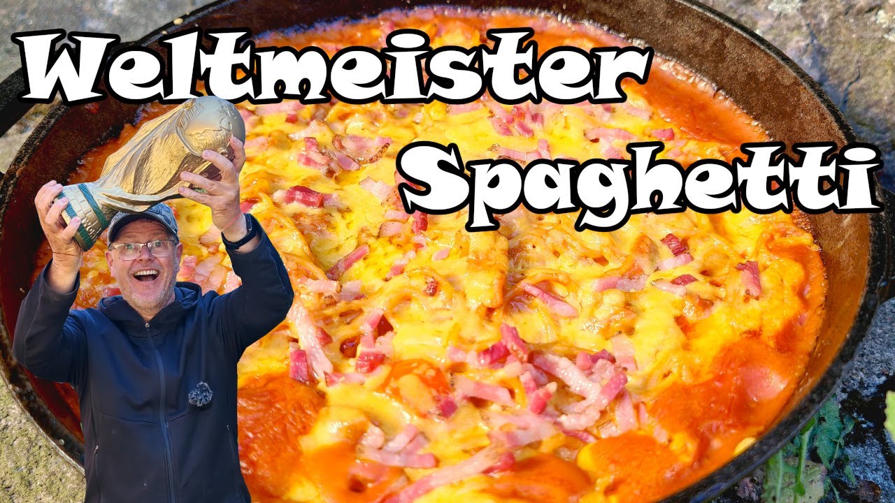 Weltmeister Spaghetti aus dem Dutch Oven - Leckerer Auflauf für große und kleine Champions