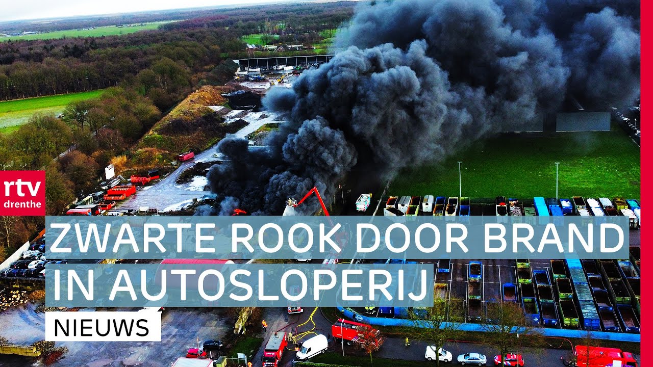 Flinke brand in Hoogeveen zorgt voor NL-Alert & Van Gogh-beeld vertrekt uit Assen | Drenthe Nu