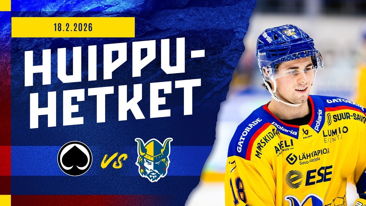 Huippuhetket: Ässät–Jukurit 18.2.2026