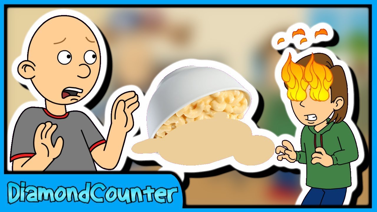 Classic Caillou Eats In His Room And Messes Up His Room And Gets Grounded