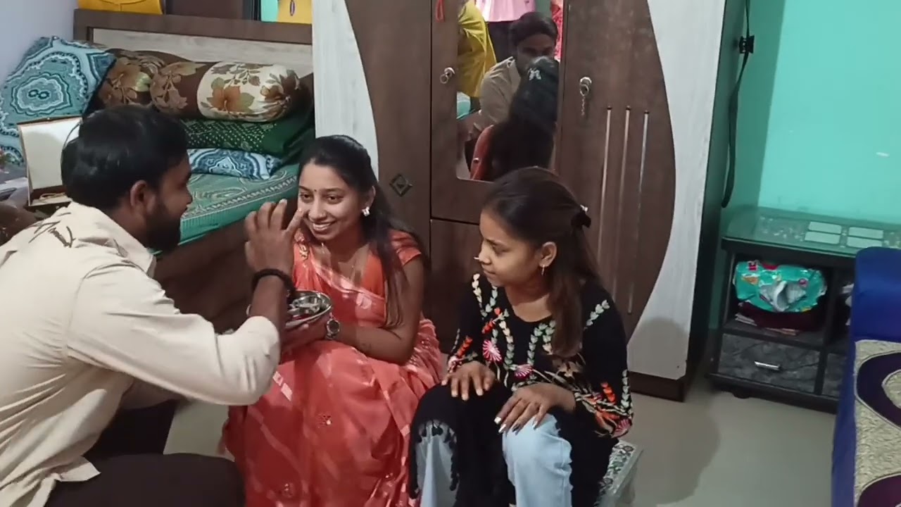 Meri nanad ke sasural vale palu leke aaye the 🥻👡💰🎀🧳