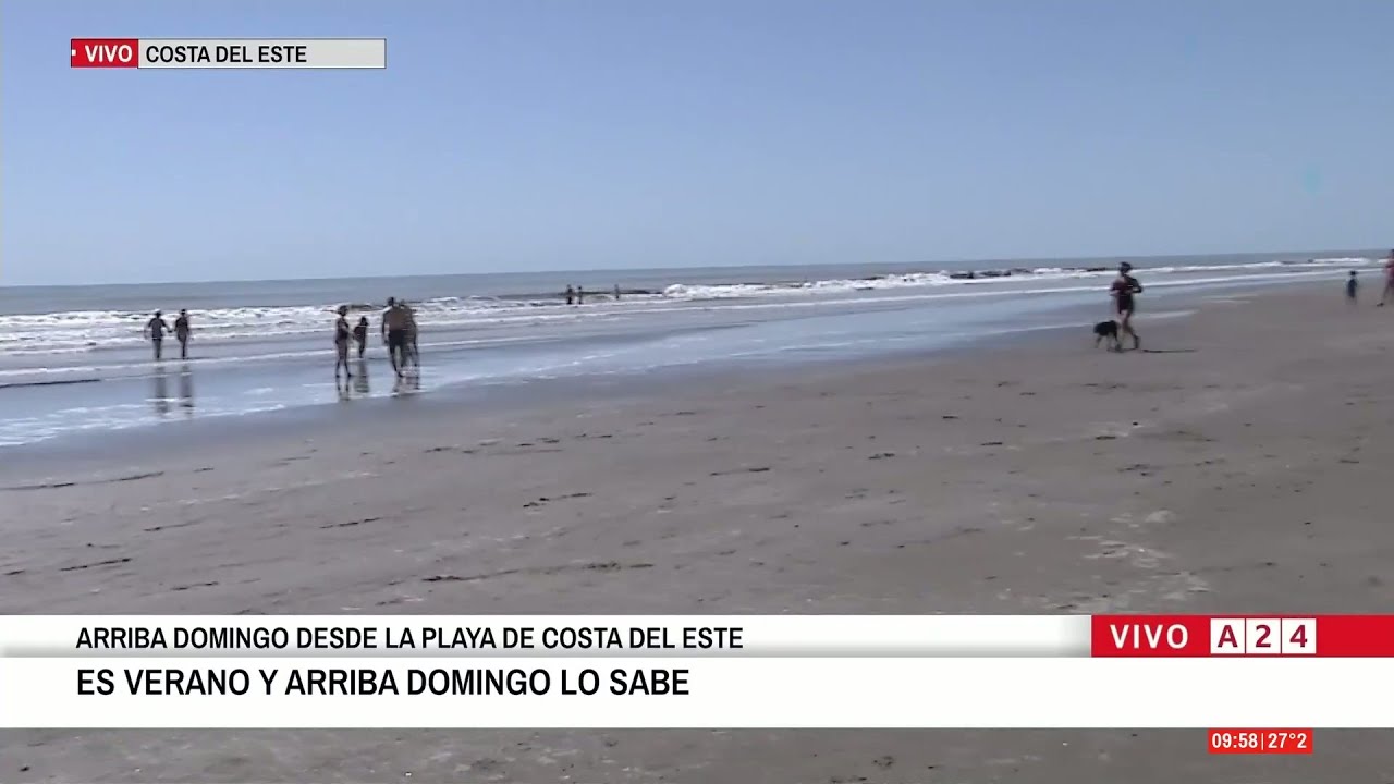🏖 ARRIBA DOMINGO DESDE LA PLAYA DE COSTA DEL ESTE