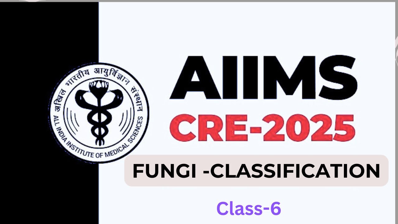 AIIMS Important Topic-6 Fungi classification  #labtechnician #mycology #aiimscre #2025