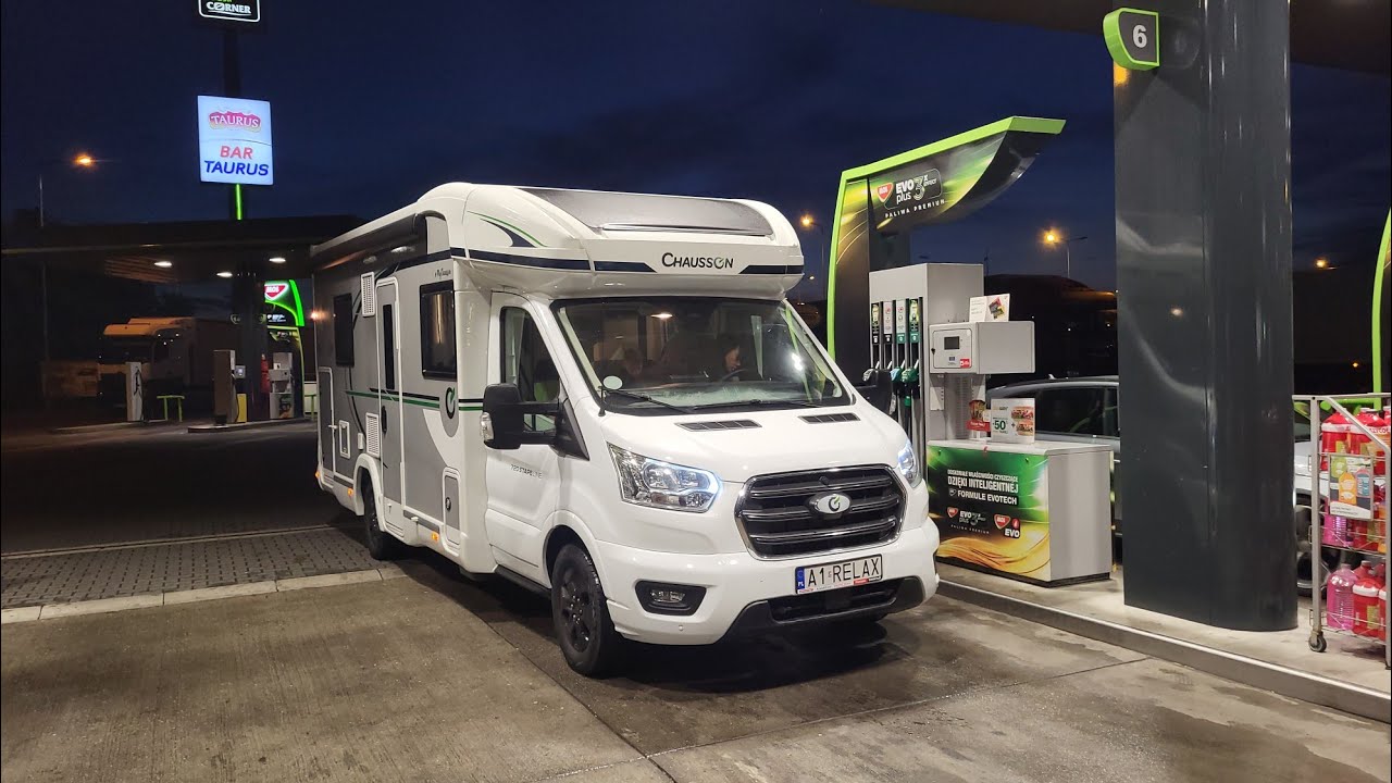 Tankujemy i mierzymy ile dokładniepali nasz kamper Chausson 720 2025 Ford Transit / Chorwacja 2025
