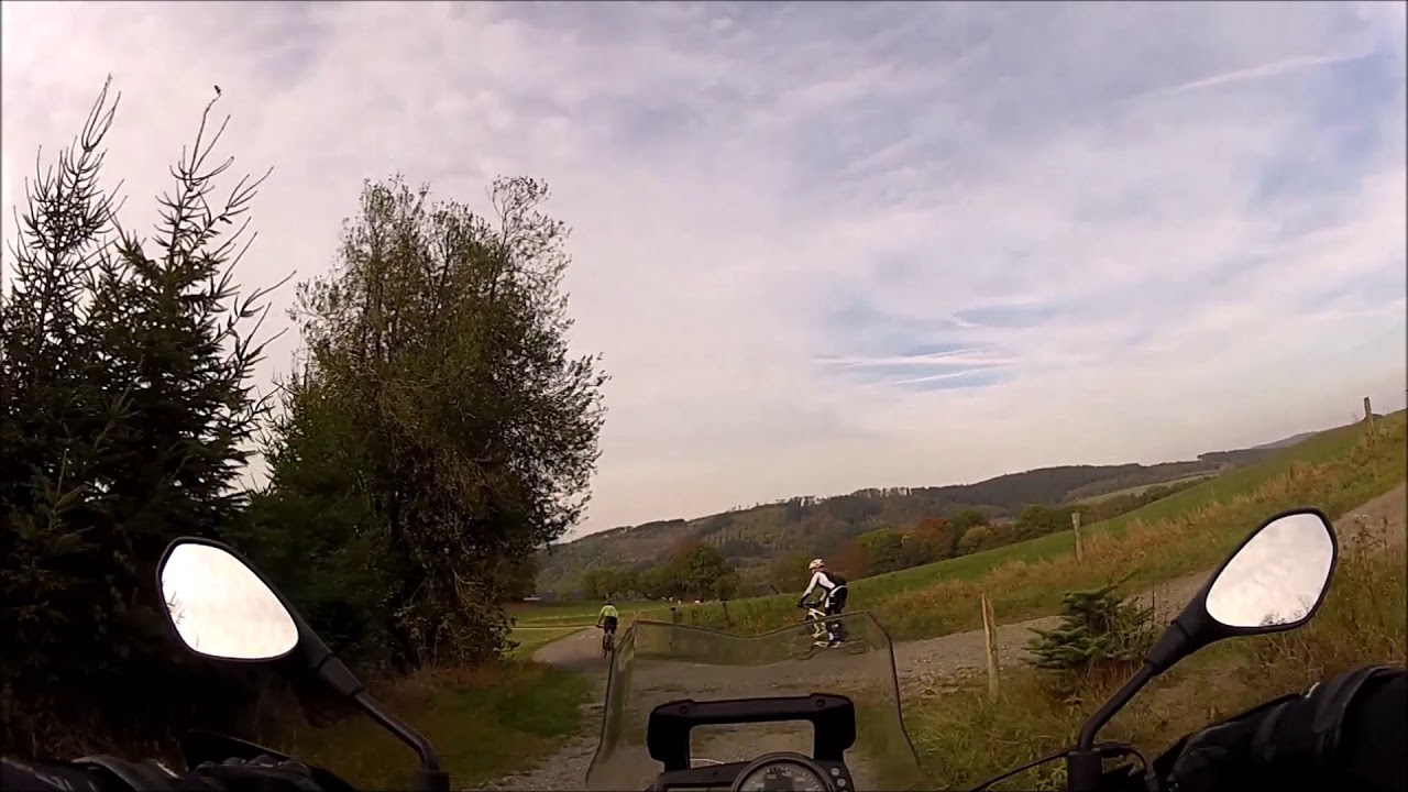 BMW G650GS im Sauerland Offroad 2018