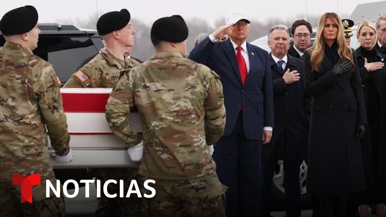EN VIVO: Trump asiste a la llegada de los restos de seis soldados caídos en Medio Oriente