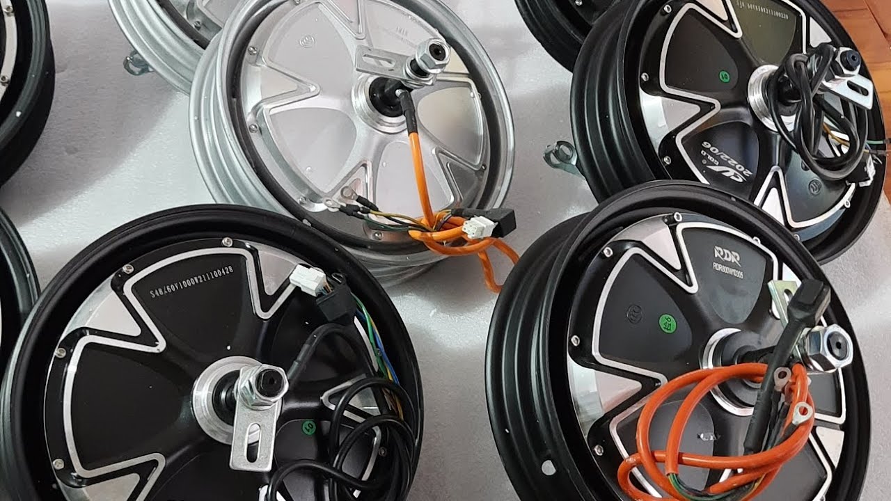 ELECTRIC SCOOTY HUB MOTOR KITS 800W TO 2000W  ( 10 AND 12 INCH )