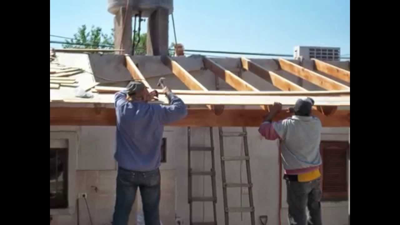 Como hacer un techo de madera TUCLAME, LA RIOJA ,ARGENTINA