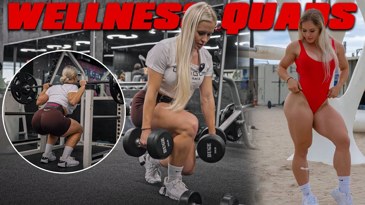 BUILDING MASSIVE LEGS WITH ASHTON PENNEY | FULL QUAD FOCUSED WORKOUT WELLNESS STYLE