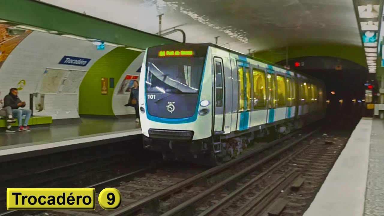 Трокадеро | линия 9 : Парижский метрополитен ( RATP MF01 )