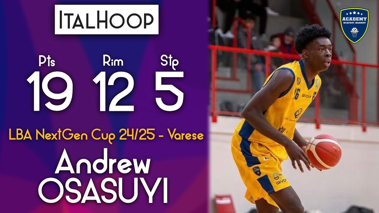 Andrew Osasuyi - MVP 2° Giornata di IBSA NextGen Cup 24/25