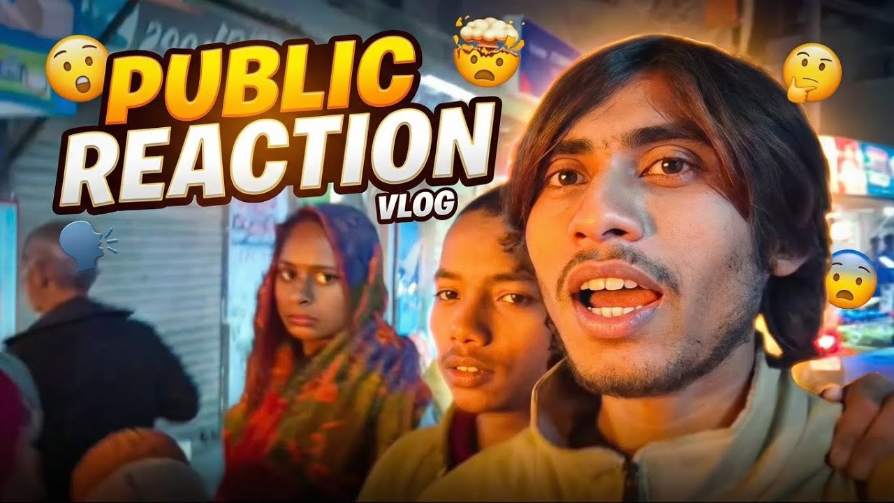Public reaction 🤭 in market 