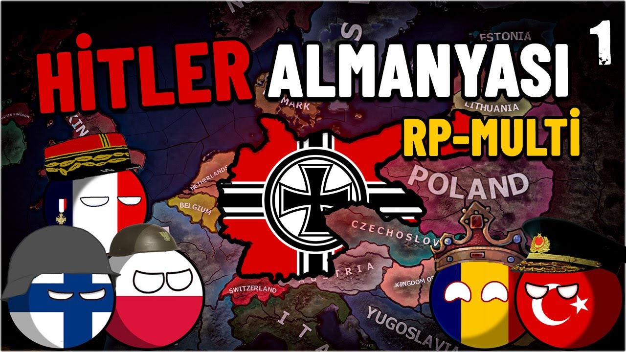 FİNLAND, POLAND, RUSLAND | HEARTS OF IRON 4 - MULTIPLAYER | ALMANYA#1