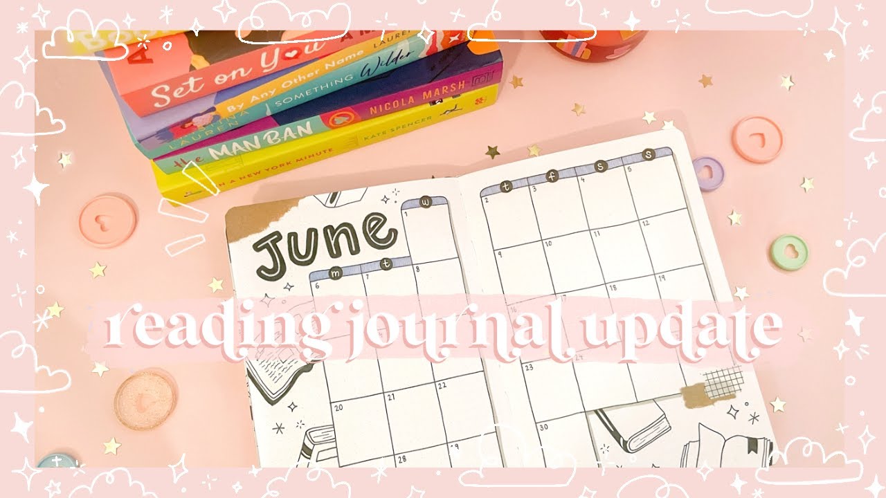 reading journal update: april, may and june setups!