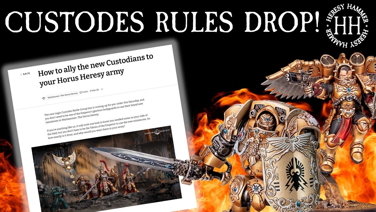NEW CUSTODES RULES SNEAK PEEKS!