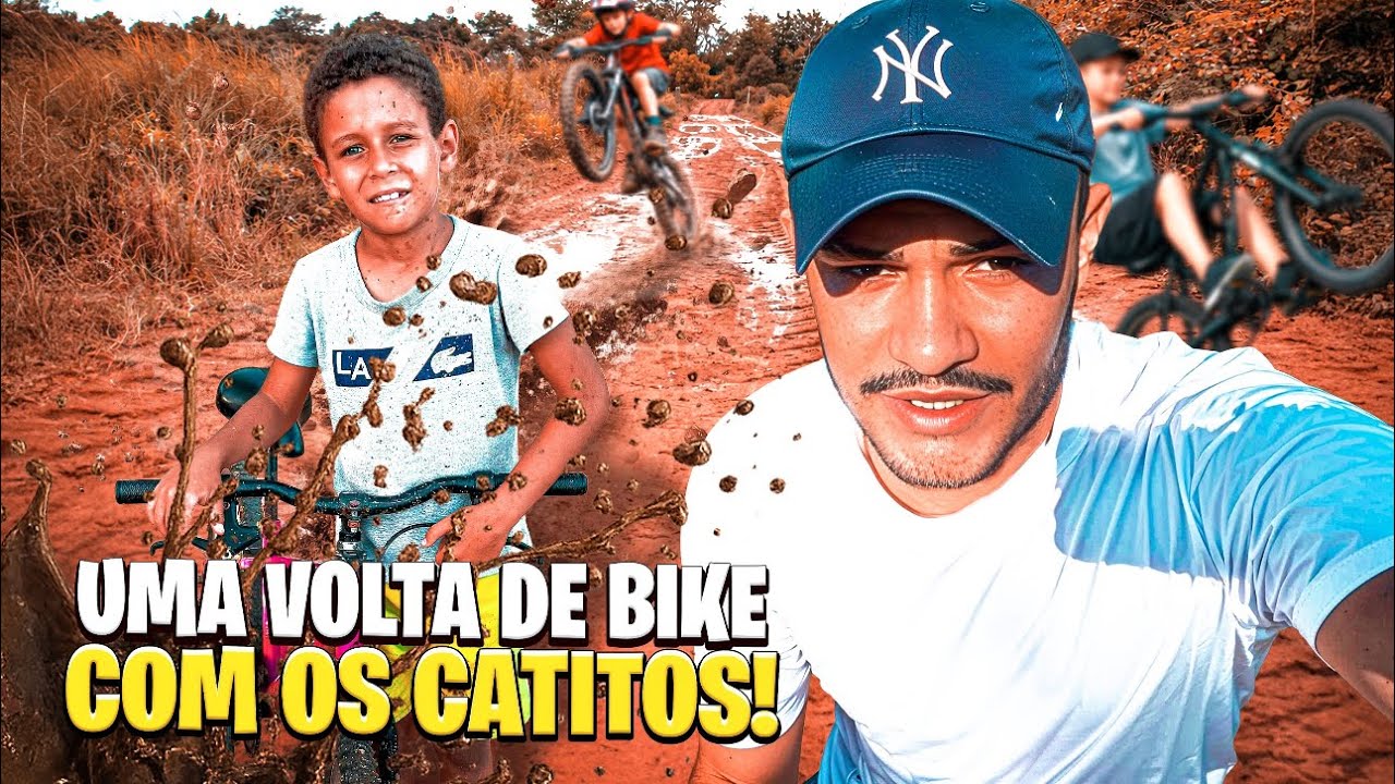 UMA VOLTA DE BIKE COM OS CATITOS 