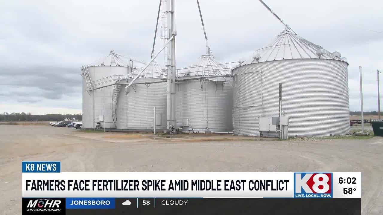 Middle East conflict drives up fertilizer costs for Northeast Arkansas farmers