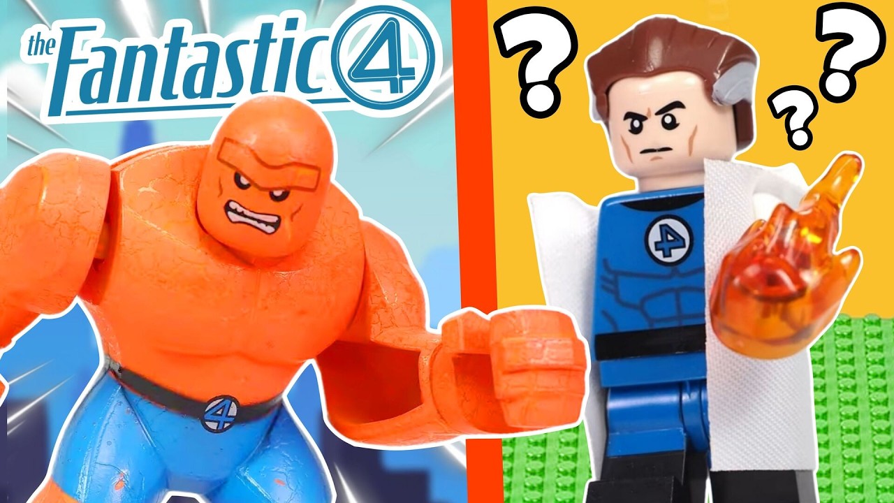 I made EVERY Fantastic 4 Character in LEGO...