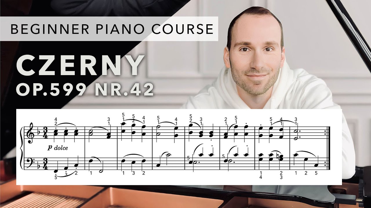 Beginner Piano Course Level 3 | 38. C.Czerny op.599 nr.42