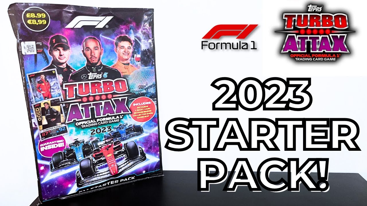 NEW F1 CARDS! | TOPPS FORMULA 1 TURBO ATTAX 2023 | STARTER PACK OPENING! | 2 LIMITED EDITION CARDS!