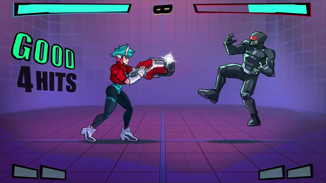 Fighting Game Combo Mock-Up Animation