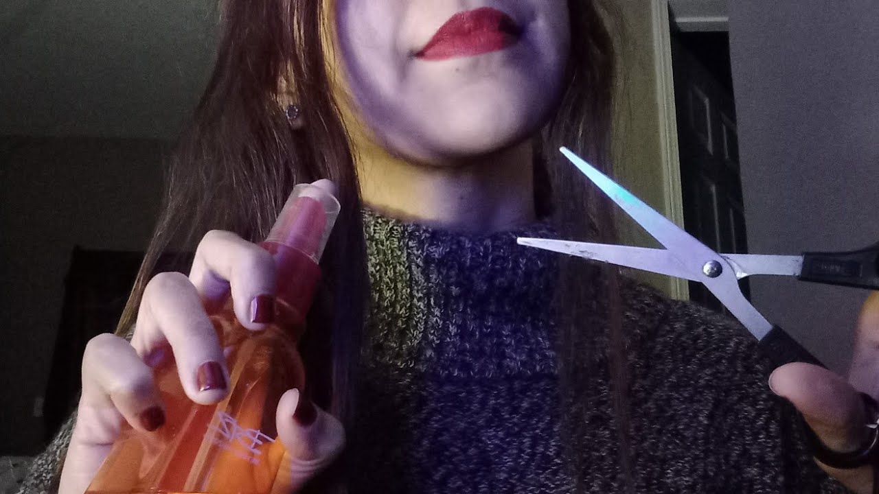 [ASMR]  TE CORTO EL CABELLO Y TE HAGO ONDAS