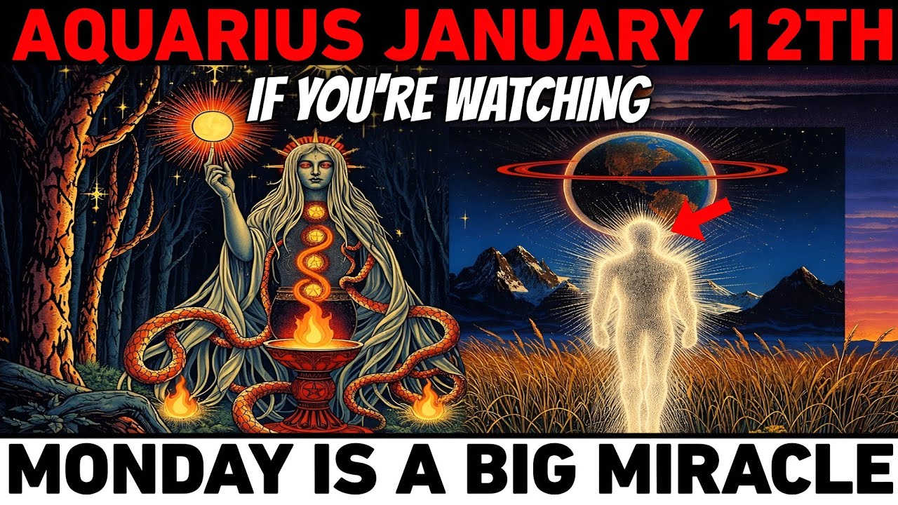 AQUARIUS ♒ Jan 12 &ndash; If You&rsquo;re Watching This Today A Hidden Miracle Is Quietly Aligning in Your Life!