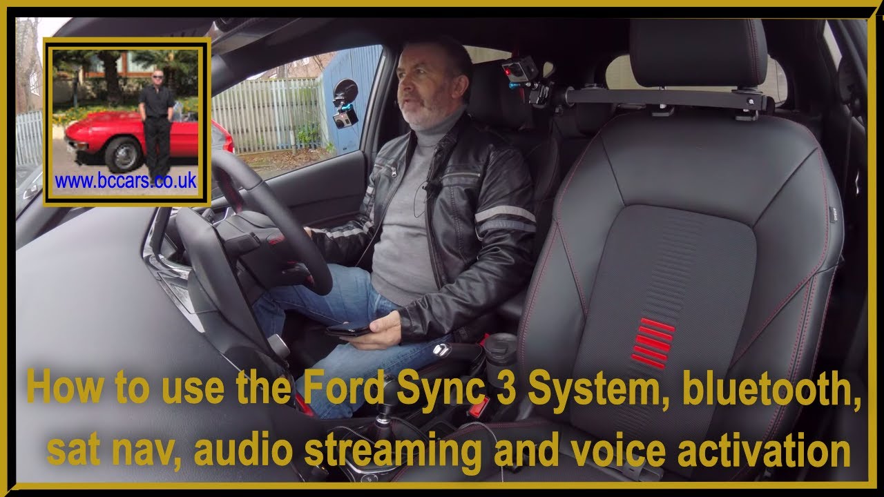 How to use the Ford Sync 3 System, bluetooth, sat nav, audio streaming and voice activation