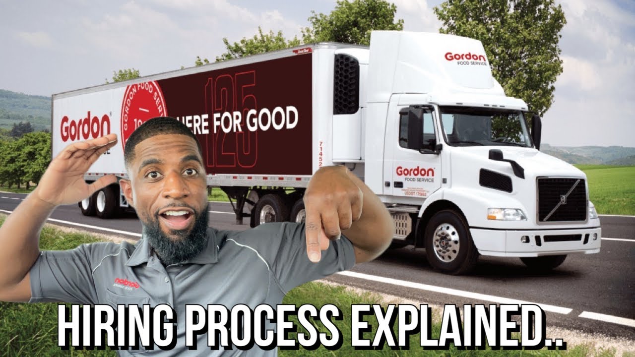 Explaining the hiring process at Gordon Food Service! Trucking VLOG 💰👀