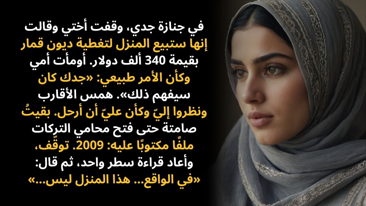 في جنازة جدي، قالت أختي إنها ستبيع منزله لتسديد دينها البالغ 420 ألف دولار…