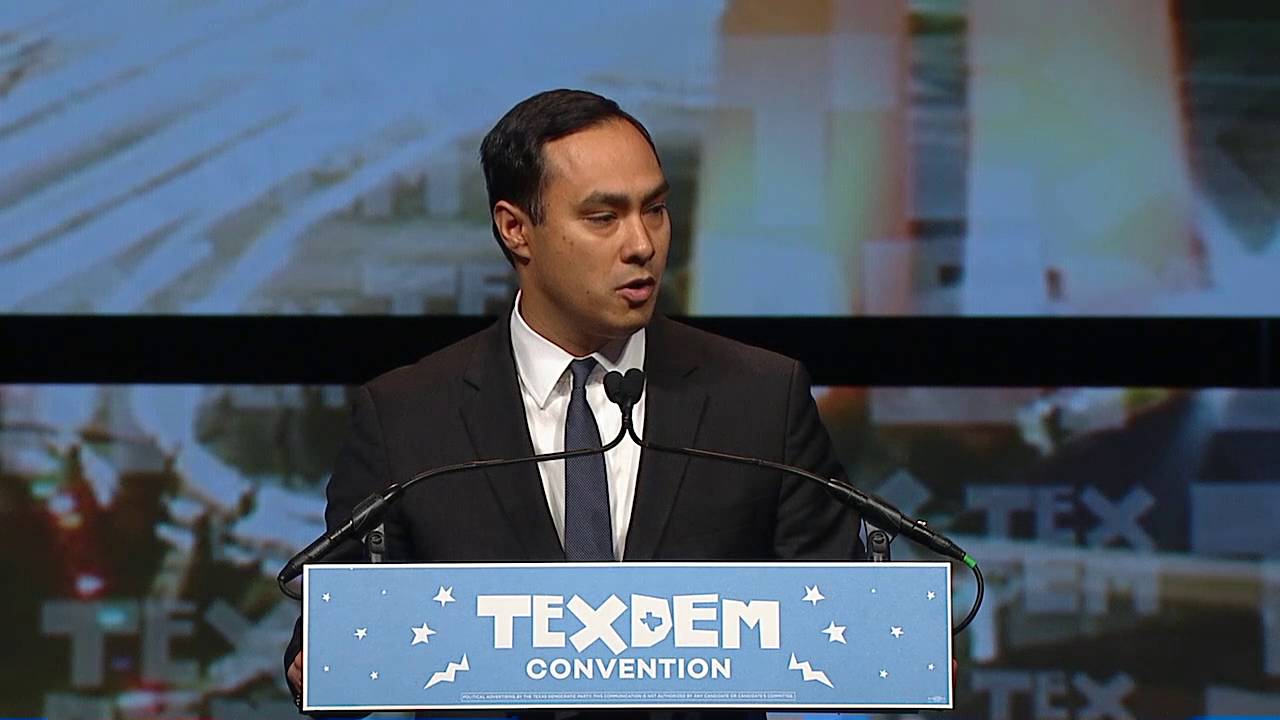 Congressman Joaquin Castro at the 2016 Texas Democratic Convention