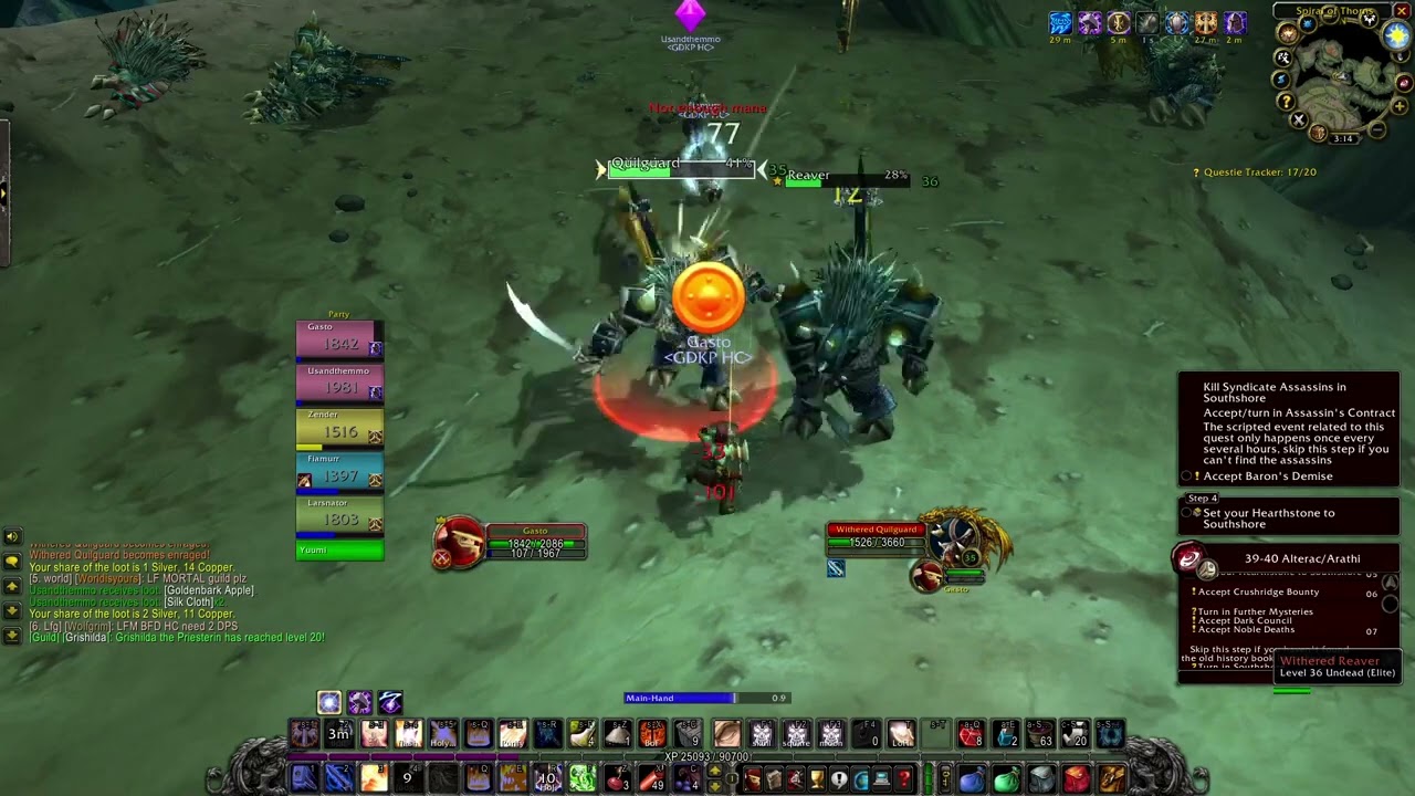 Prot Paladin Tanking Razorfen Downs HC