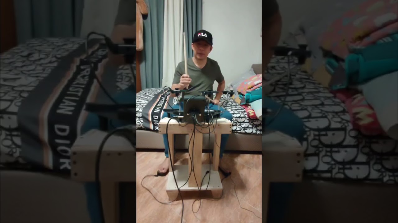 CPD 1000 portable e drum sound check