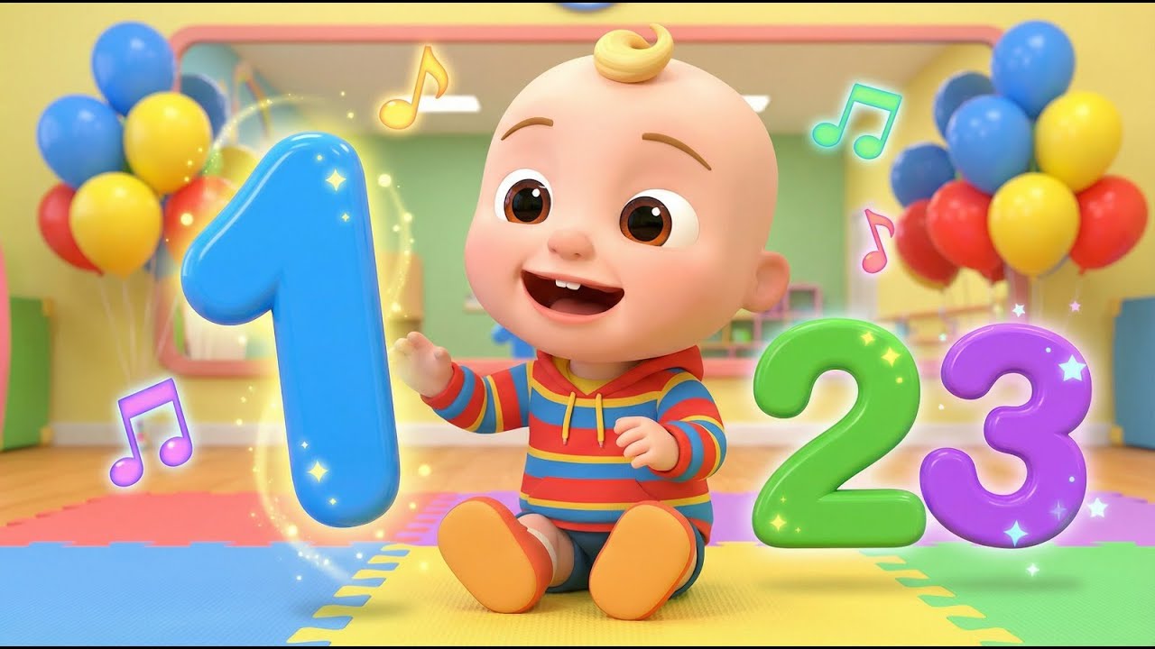 One, Two, Three, Let’s Dance and Count! | Fun Counting & Dance Song for Kids