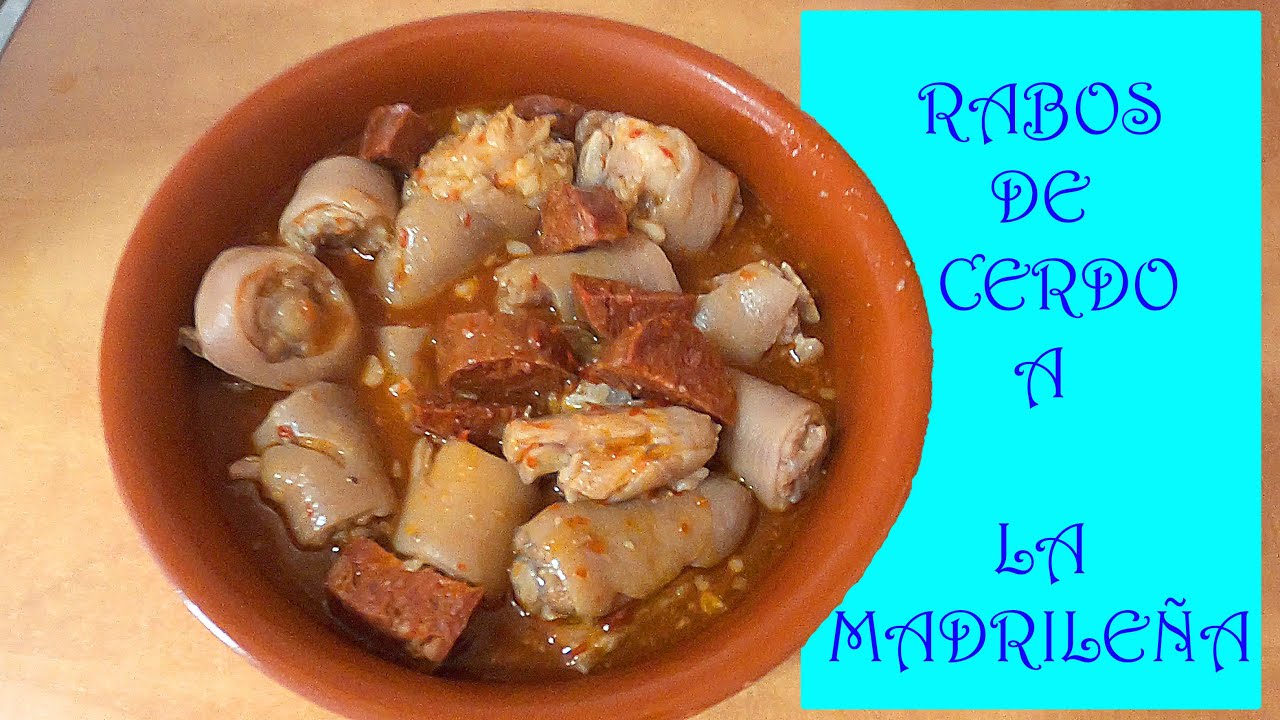 RABO DE CERDO A LA MADRILEÑA
