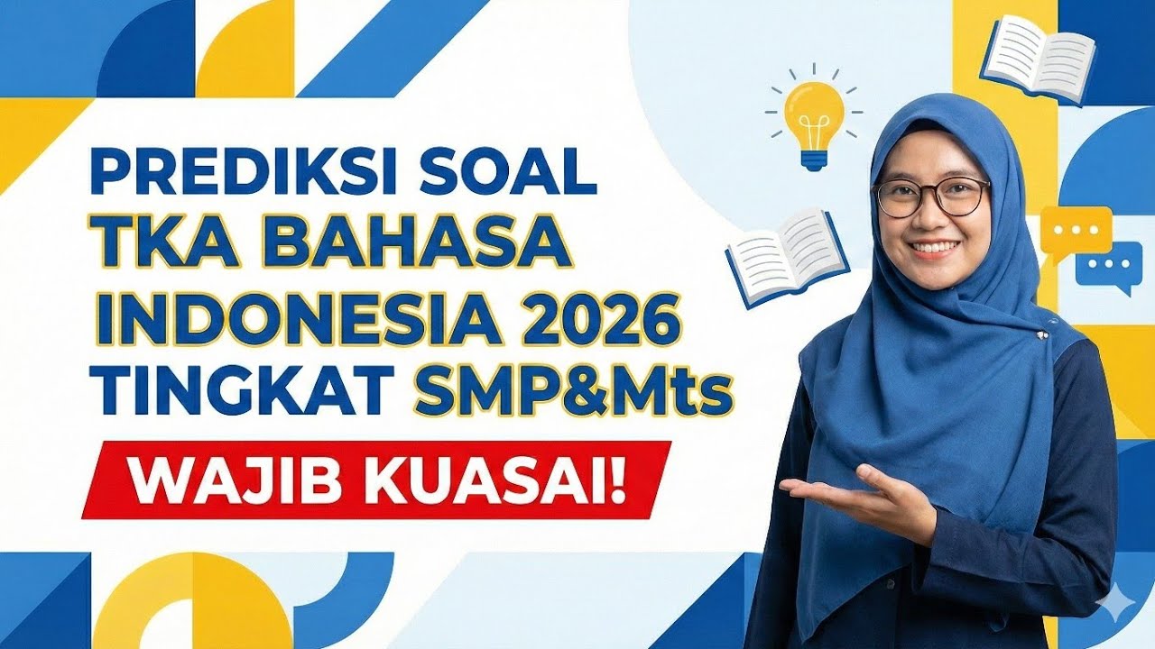 Prediksi TKA Bahasa Indonesia 2026 Tingkat SMP | Materi & Soal Wajib Kuasai!