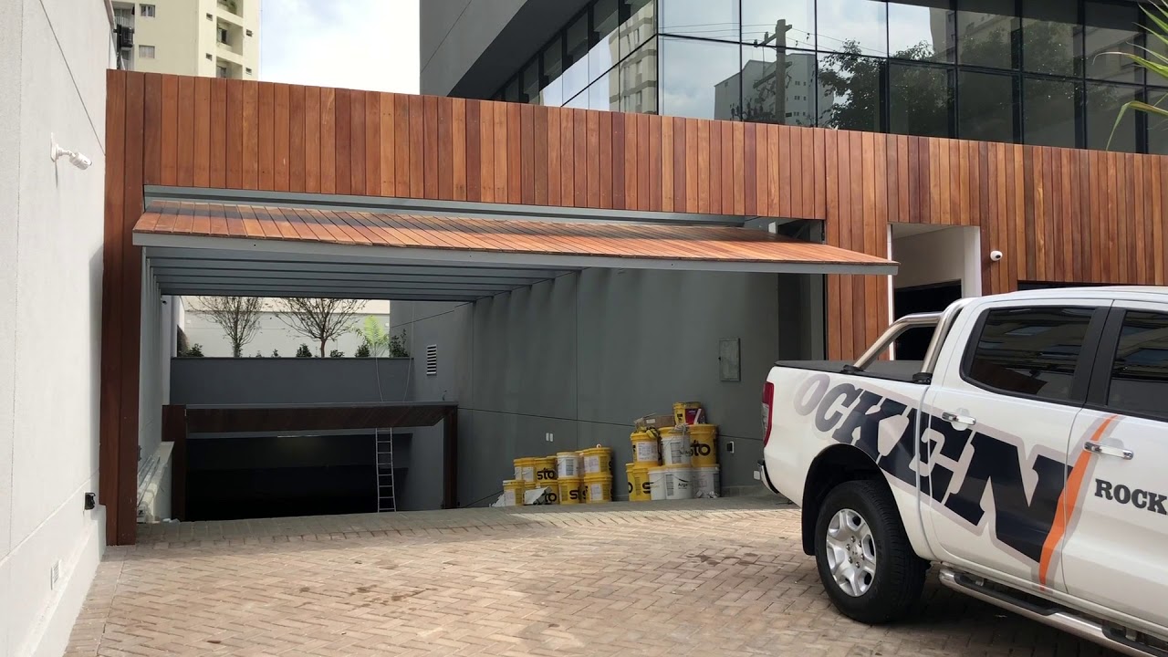 Motor basculante r&aacute;pido para port&atilde;o grande e pesado