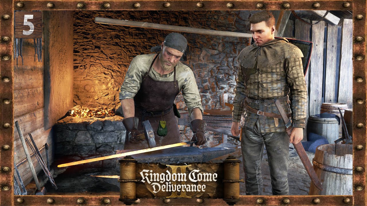 Forjando a Fuego Aprendo a Forjar Espadas y Hachas Para Venderlas | #5 Kingdom Come Deliverance II