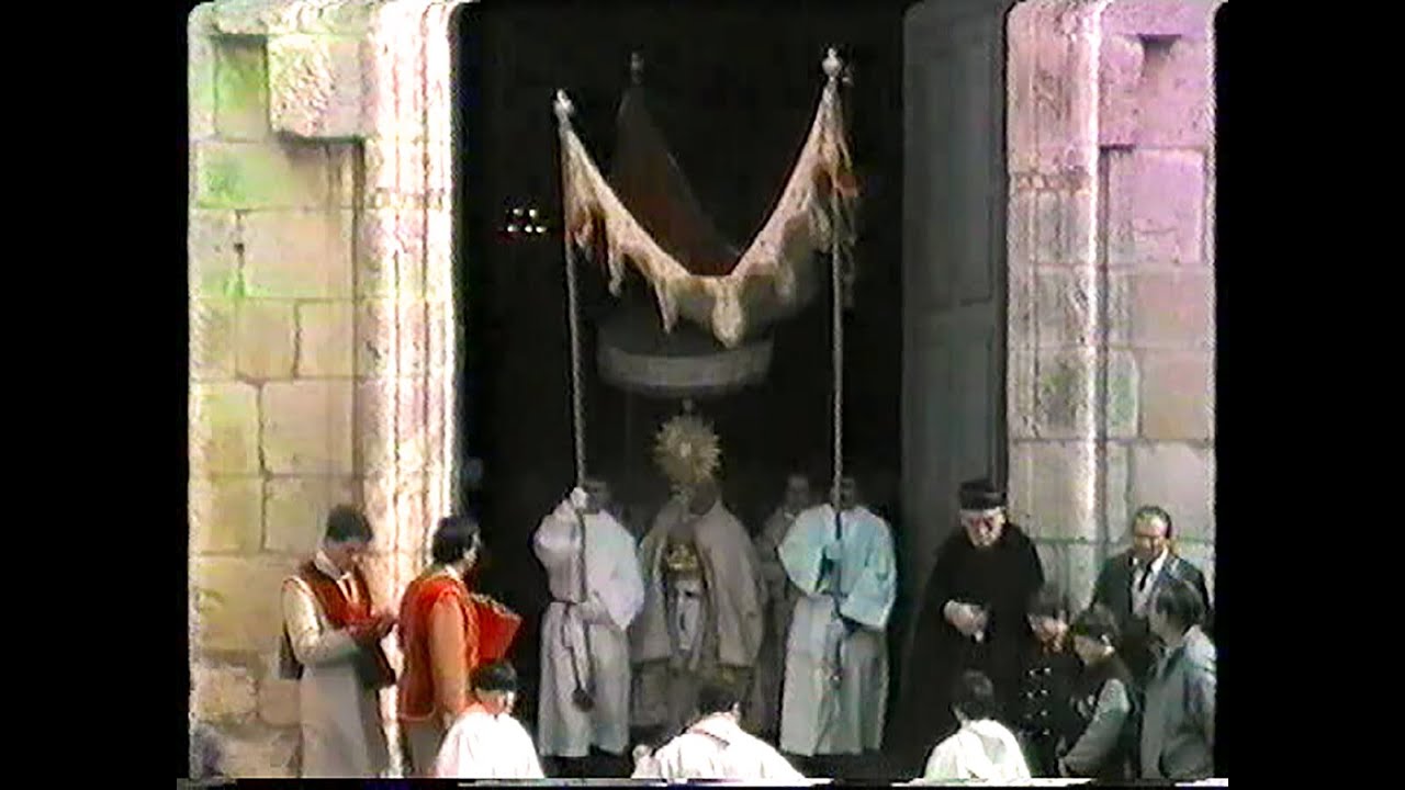 Processione delle Quarantore dalla chiesa San Ludovico alla chiesa Sant'Antonio Mussomeli -(1987)