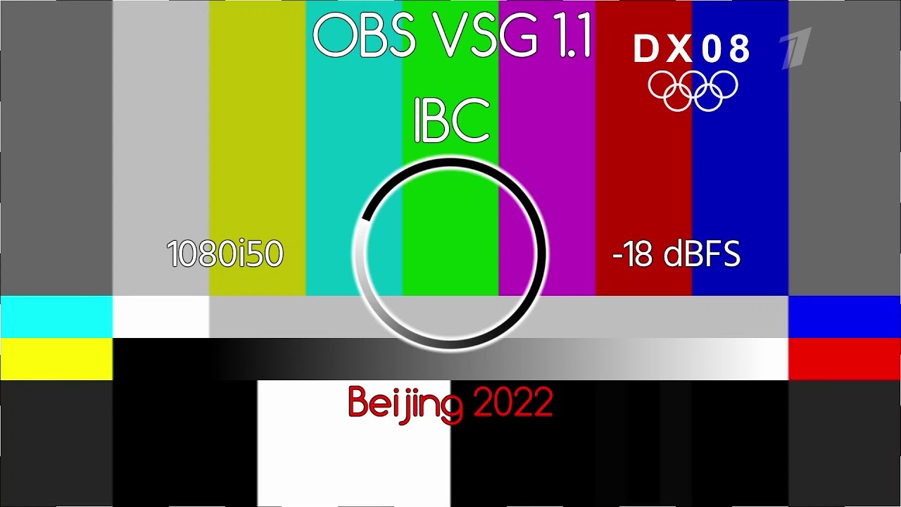 Настроечная таблица технического вещания Первого канала HD во время Олимпиады в Пекине. 02.2022 г.