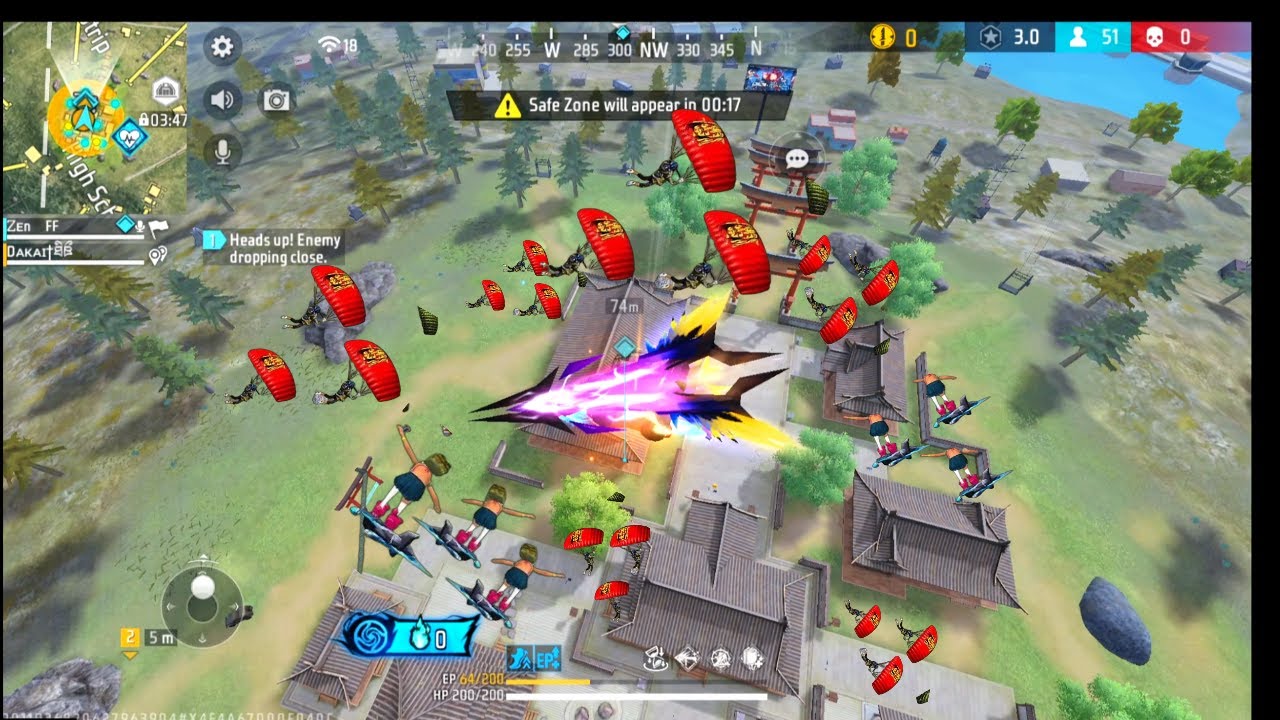 New Map 36 Kills💪 Free Fire X Jujutsu Kaisen🥶 | Duo VS Squad Full Rush GamePlay 💀 | Free Fire