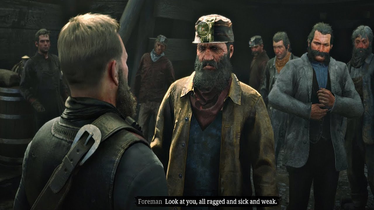 Red Dead Redemption 2 - Arthur Helps Mrs Downes & Her Son + Battle vs Mine Foreman