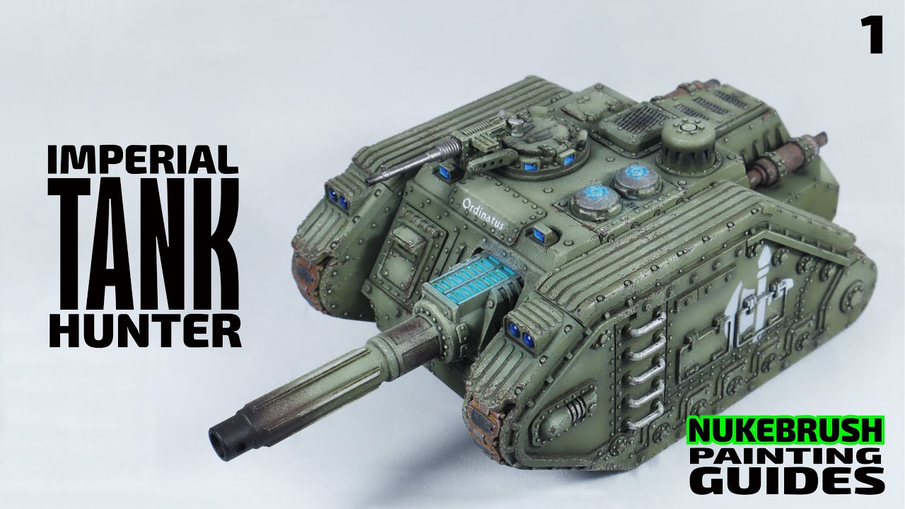 Imperial Guard Tank Hunter | Painting guide | Warhammer 40k tank proxy