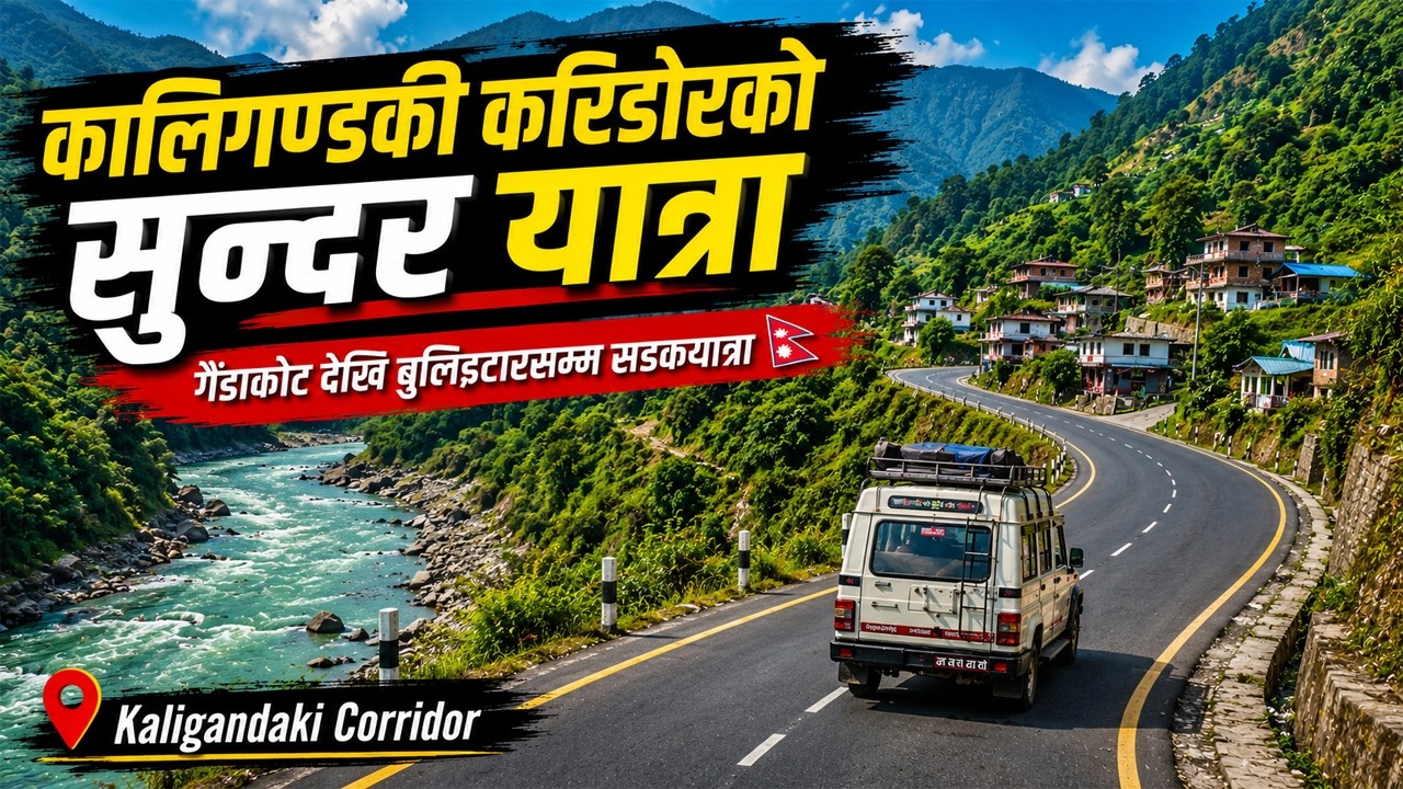 Gaidkaot to Bulingtar Road Tour 🇳🇵|Kaligandaki Corridor Highway|Nawalpur Road & Village Road Journey